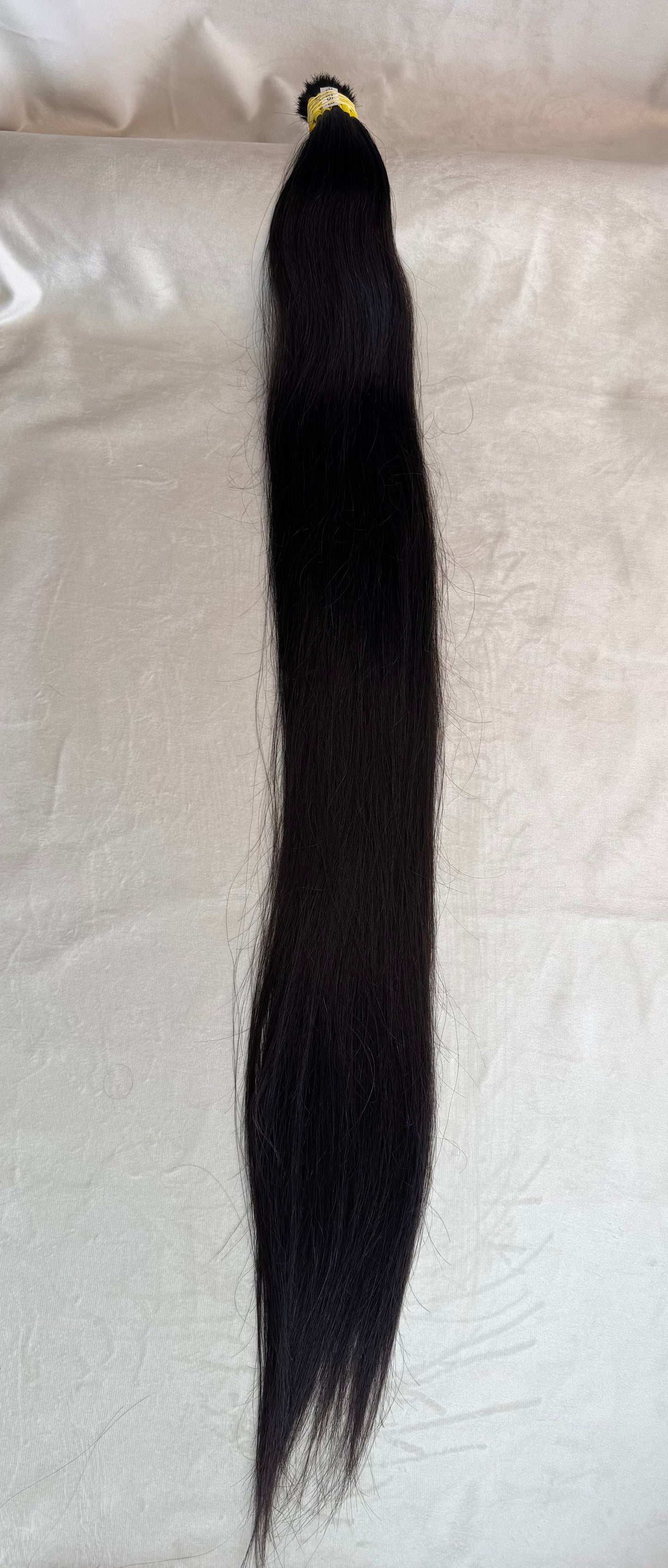 Cabelo Humano Brasileiro - Castanho - Liso - 220 g | 90 cm