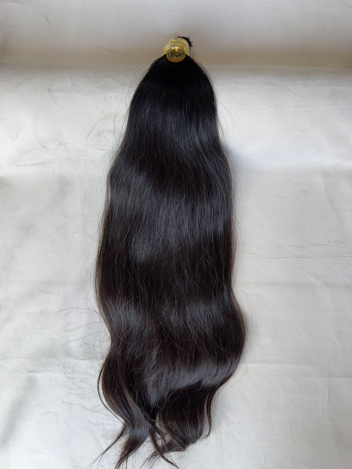 Cabelo Humano Castanho -  Ondulado – 57 cm | 114 g