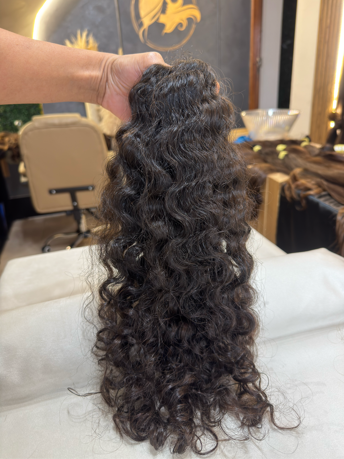 Cabelo Humano Brasileiro Natural – Cacheado - 45 cm | 87 g