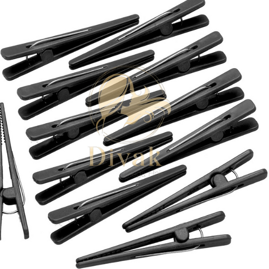 CLIPS PLÁSTICO PRETO