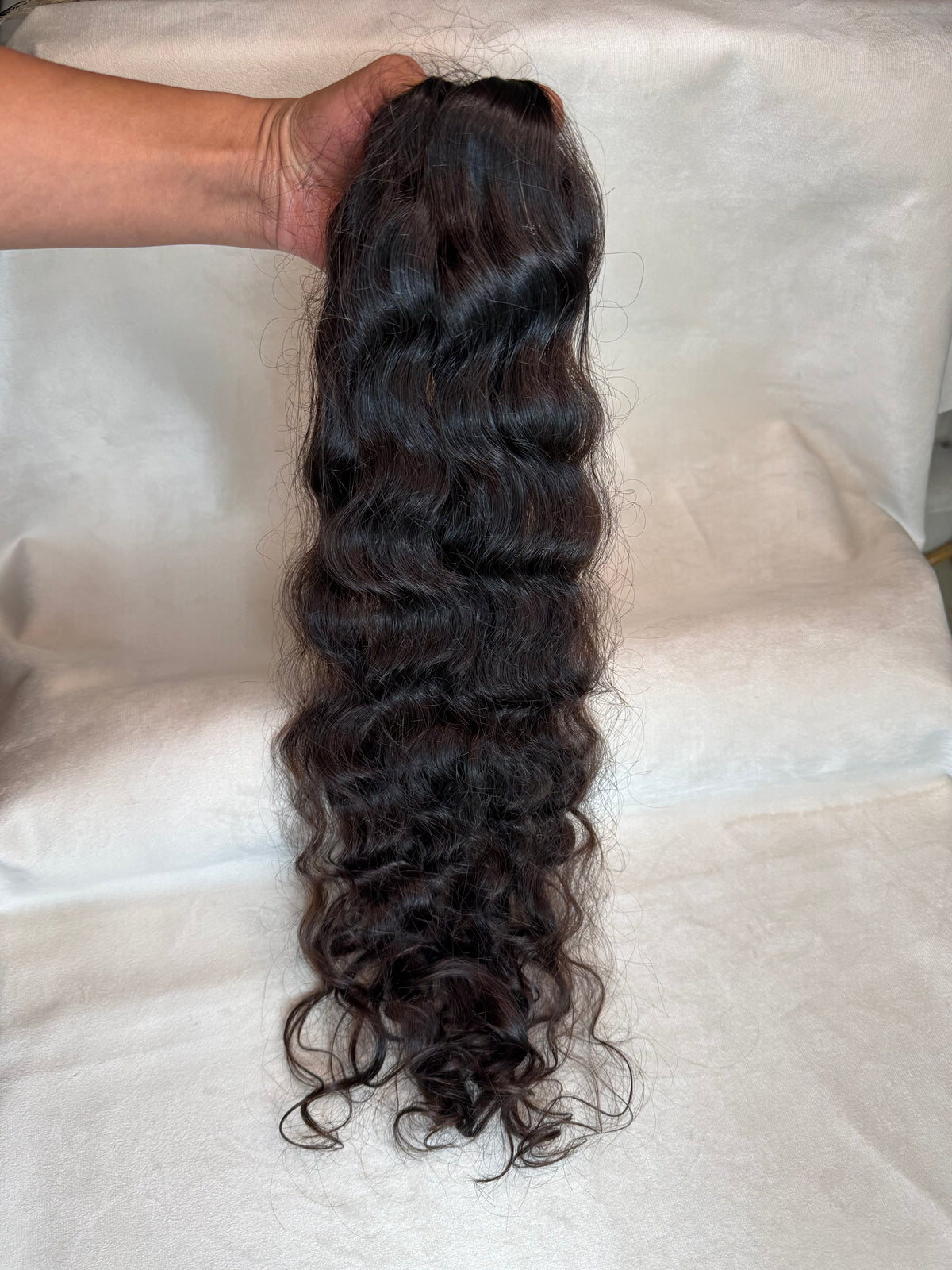 Cabelo Humano Brasileiro Cacheado - 75 g | 60 cm