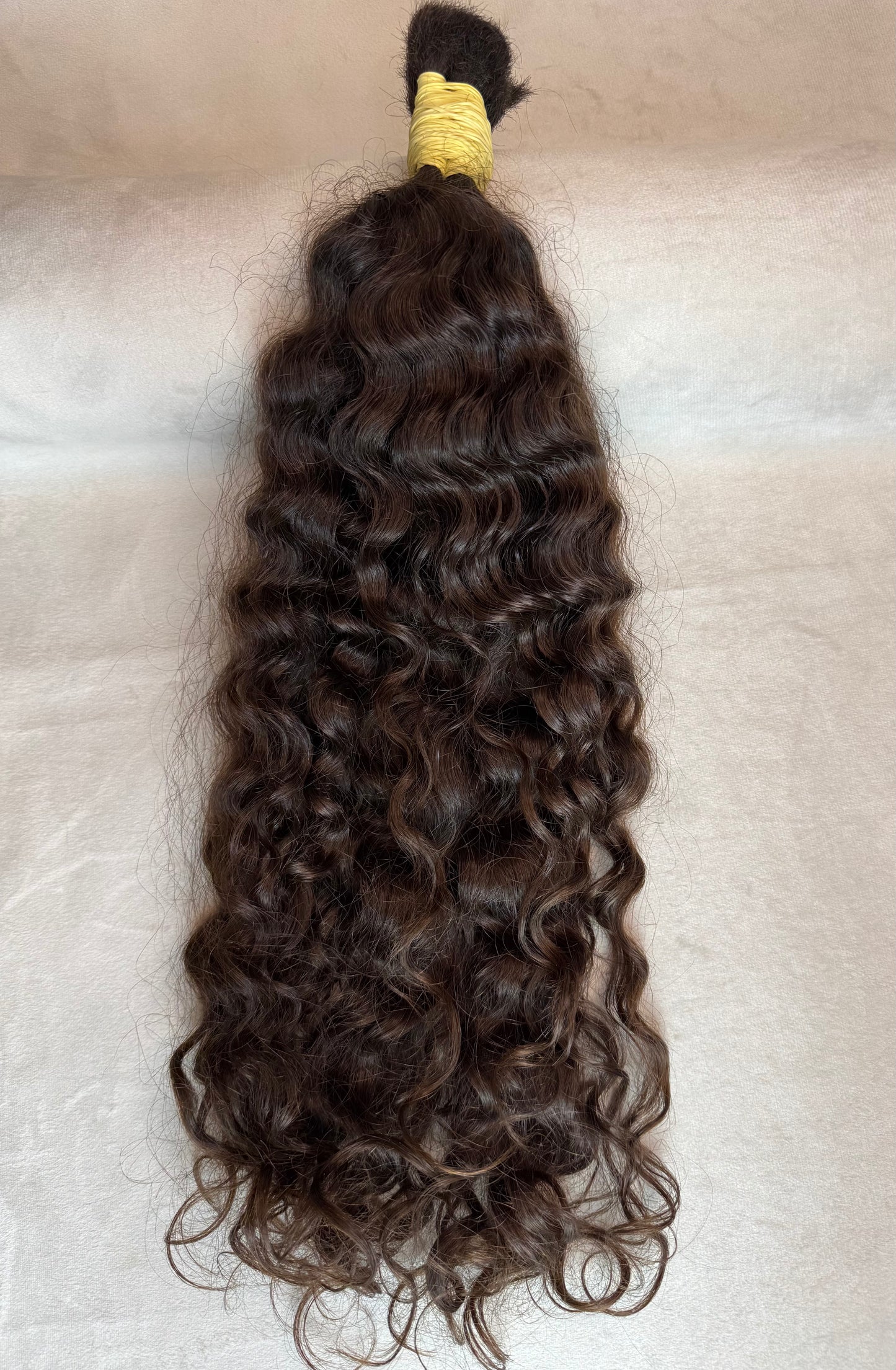 Cabelo Humano Brasileiro - Castanho Claro - 110 g | 50 cm