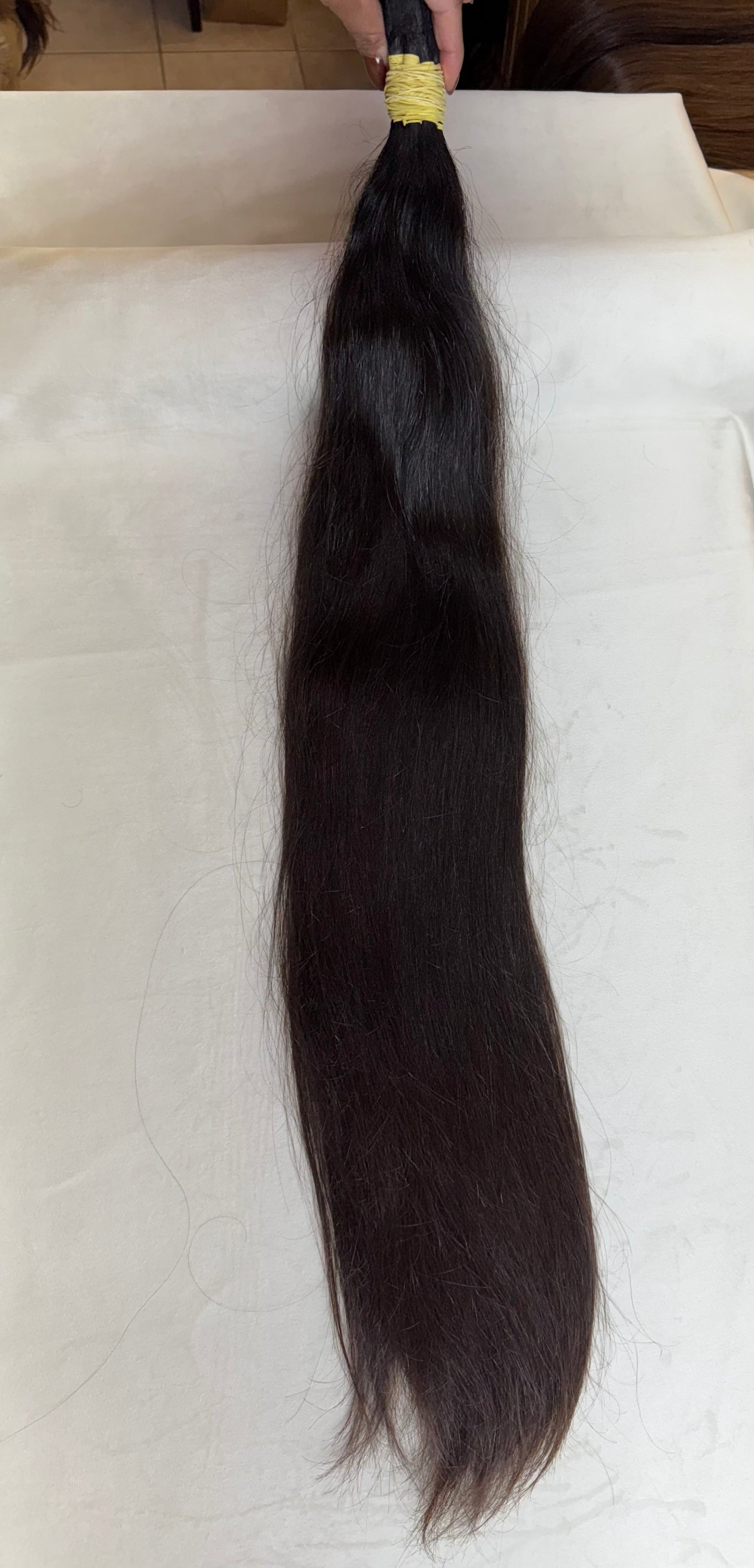 Cabelo Humano Brasileiro - Castanho - Liso - 80 cm | 235g