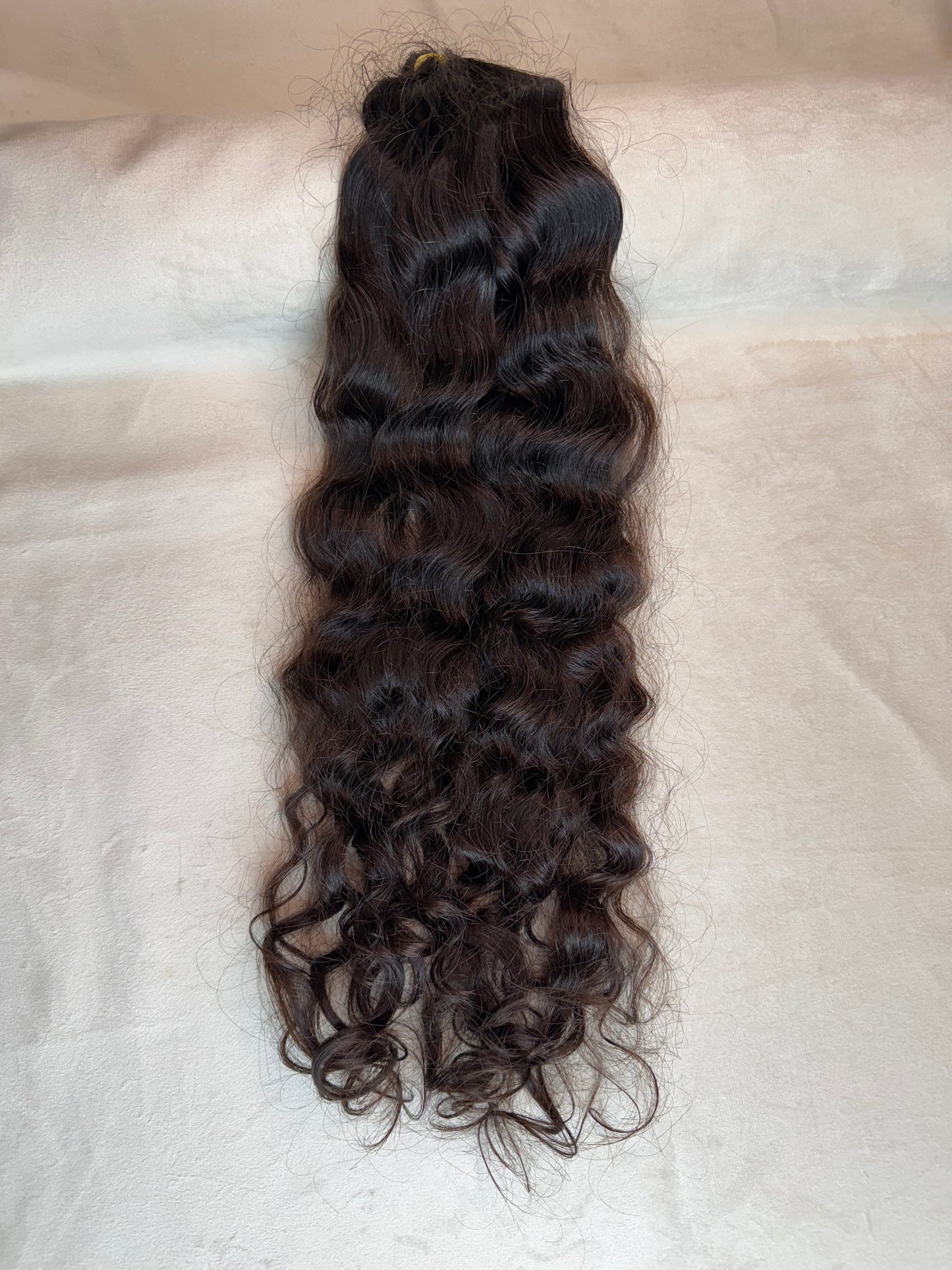 Cabelo Humano Brasileiro Cacheado - 75 g | 60 cm
