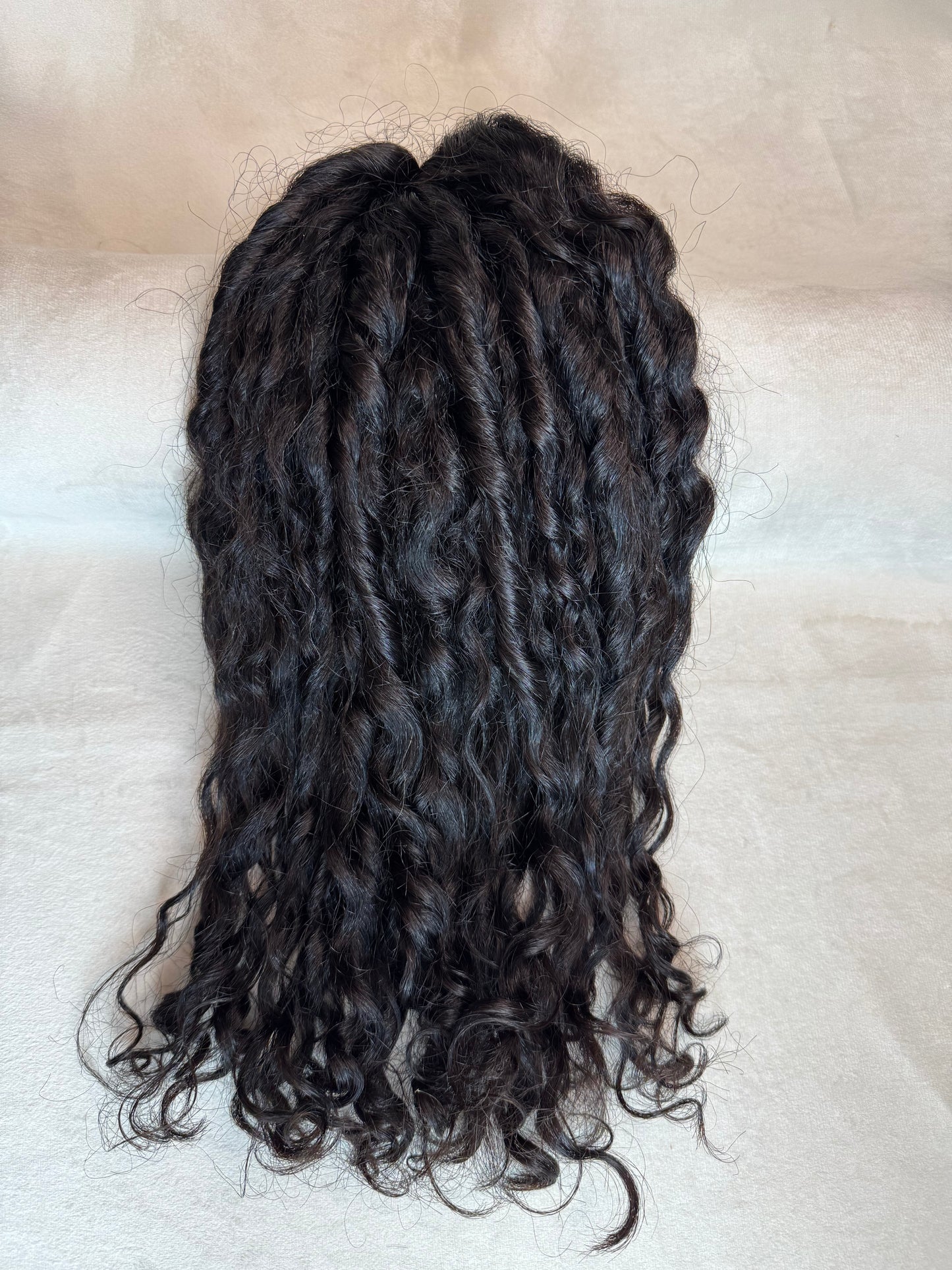 Cabelo Humano Brasileiro - Castanho - Crespo - 140 g | 40 cm